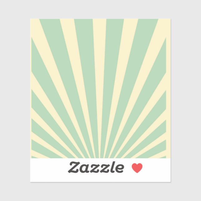 Vintage blue sunburst posters (Sheet)