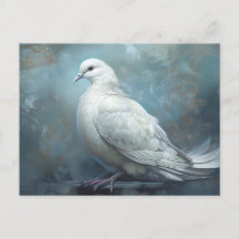 Vintage Blue Wedding Dove