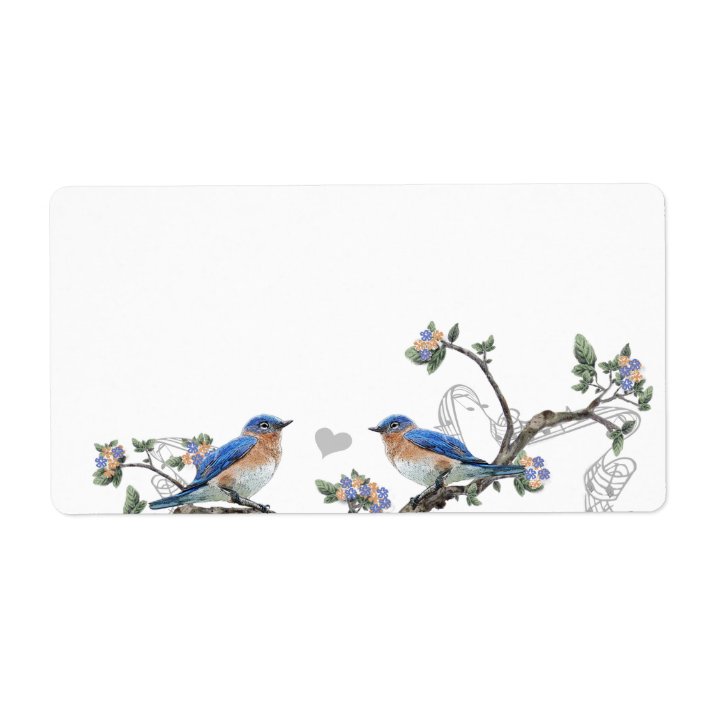 Vintage Bluebird Labels Zazzle.ca