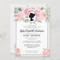 Vintage Blush Pink Floral Regency BABY Shower
