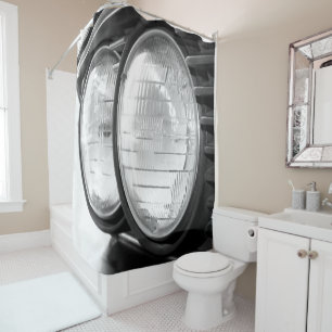 vintage BMW headlights