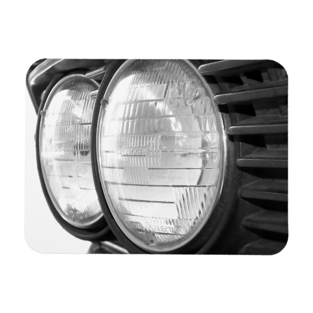 vintage BMW headlights Magnet (Horizontal)