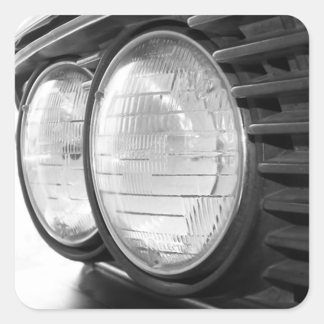 Vintage BMW headlights sticker (Front)