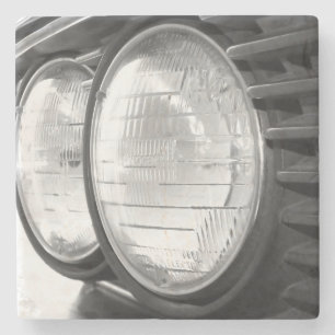 Vintage BMW headlights Stone Coaster