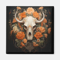 Vintage Bohemian Sugar Skull Bloom