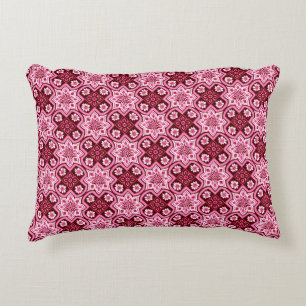 Vintage Boho Chic Floral Pattern Accent Pillow