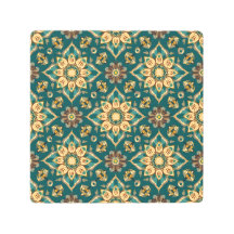 Vintage Boho Floral Mandala Pattern - Elegant Deco