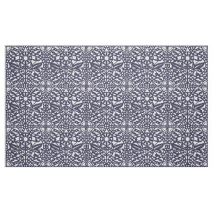 Vintage Boho Floral Pattern Fabric
