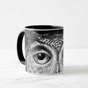 Vintage Boho Owl Design Mug