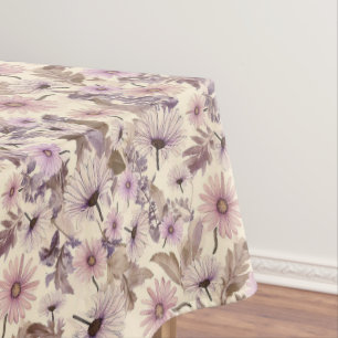 Vintage Boho Wildflowers Tablecloth