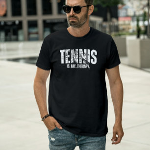 Vintage Bold Tennis is My Therapy T-Shirt