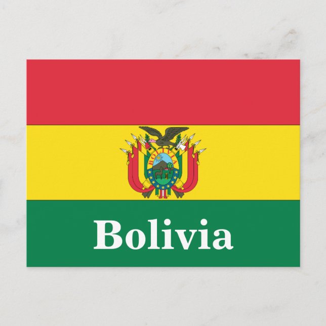 Vintage Bolivia Travel Tourism Postcard (Front)
