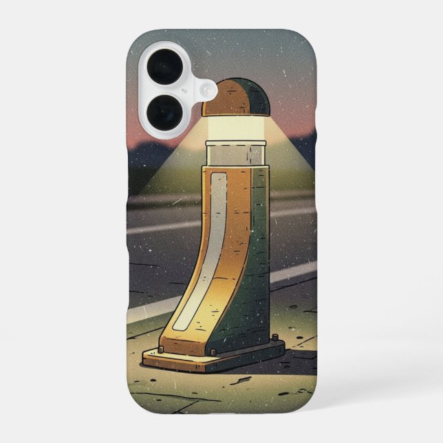 Vintage Bollard Light iPhone 16 Case (Back)