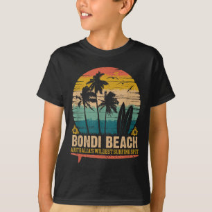 Vintage Bondi Beach, Australias Wildest Surfing Sp T-Shirt