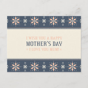 Vintage Bonne Fête des Mères   Carte postale