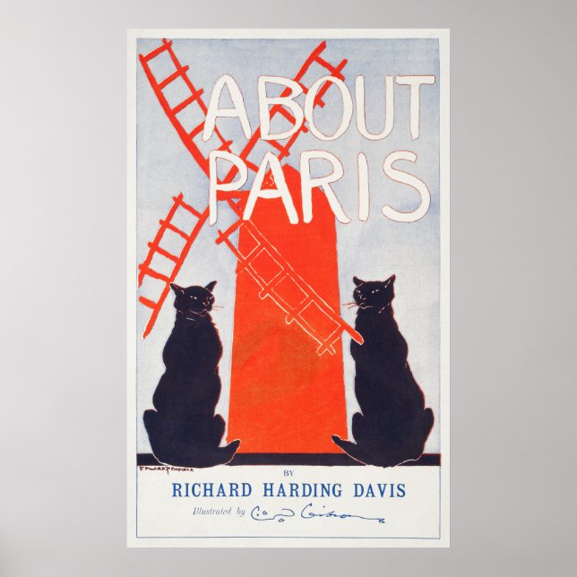 Vintage Book Cover Poster (Front)