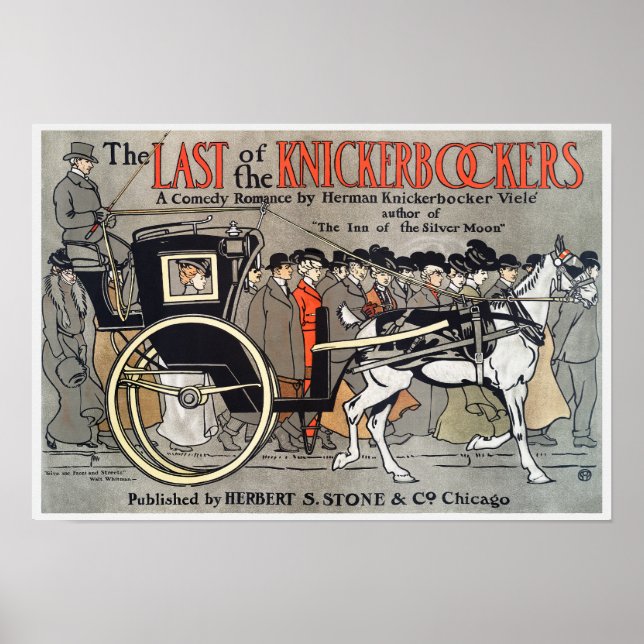 Vintage Book Cover Poster (Front)