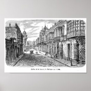 Vintage Book Illustration Poster