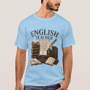 Vintage Bookish English Teacher T-Shirt