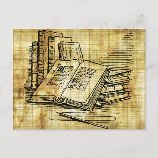 Vintage Books Postcard (Front)