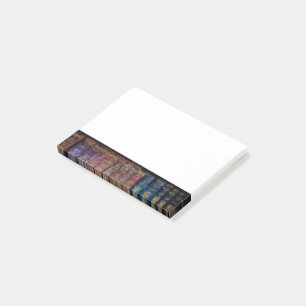 Vintage books watercolor post-it notes