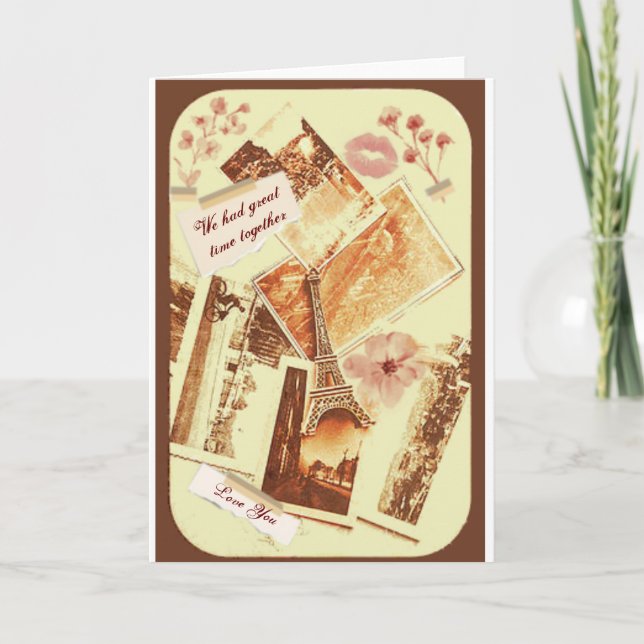 Vintage bookscraping card (Front)