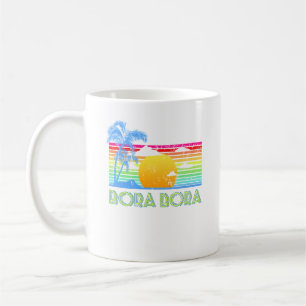 Vintage Bora Bora Beach Coffee Mug