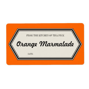 Vintage Border Home Canning Jar Label Template