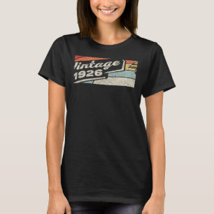 Vintage Born In 1926 96th Birthday 96 Years Old T-Shirt