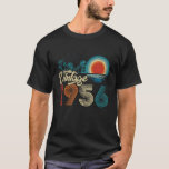 Vintage Born In 1956 Retro 70th Birthday Gifts 70  T-Shirt<br><div class="desc">Vintage Born In 1956 Retro 70th Birthday Gifts 70 Years Old</div>