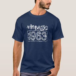 Vintage born in 1963 t shirt for Birthday