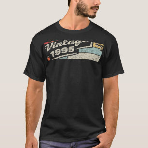 Vintage Born In 1995 27th Birthday 27 Years Old 1 T-Shirt
