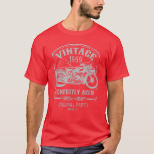 Vintage born in 1999 Motorcycle, bikers riders Cla T-Shirt