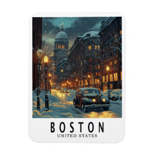 Vintage Boston  Magnet
