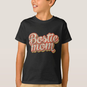 Vintage Boston Terrier Mom Gift Dog Lover Pet Bost T-Shirt