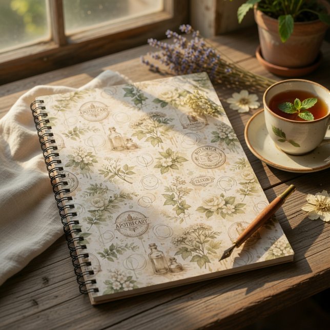 Vintage Botanical Apothecary Notebook (Vintage Botanical Apothecary Notebook)