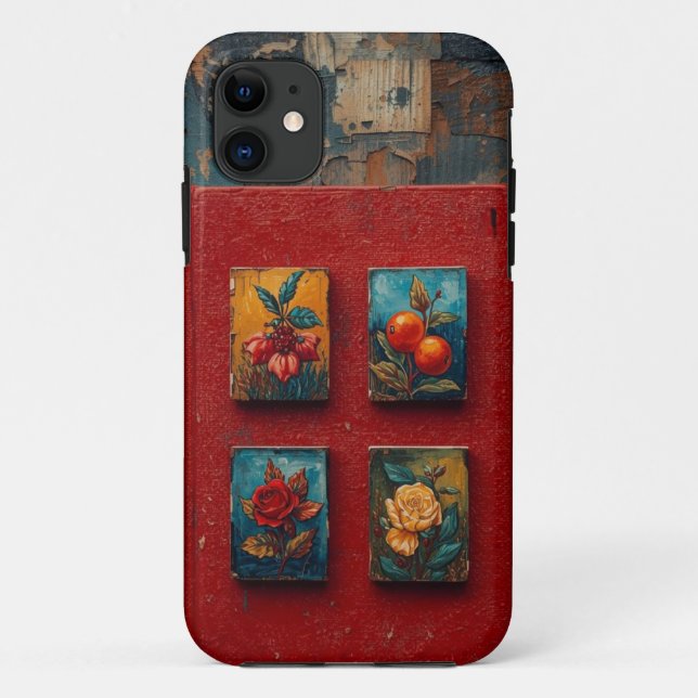 Vintage Botanical Art Mobile Case (Back)