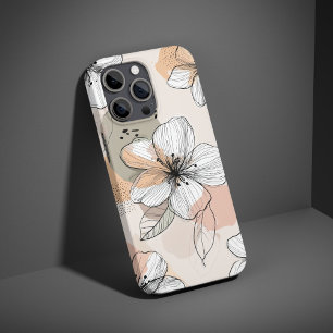 Vintage Botanical Boho Minimalist Aesthetic Plant  iPhone 14 Case