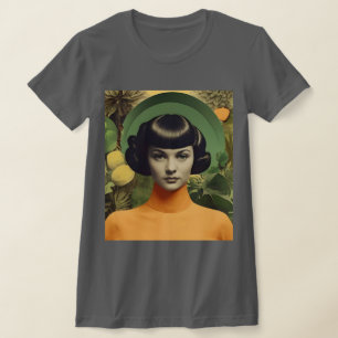 Vintage Botanical  Collage T-Shirt