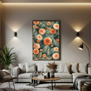 Vintage Botanical Elegance Canvas Print