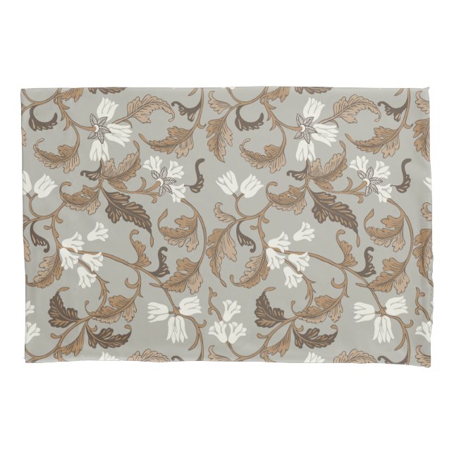 Vintage Botanical Elegance   Pillowcase (Front)
