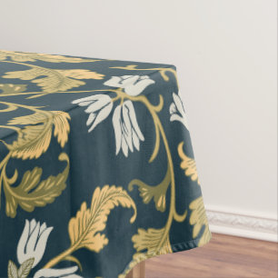 Vintage Botanical Elegance   Tablecloth