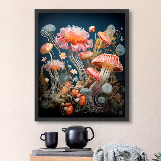Vintage botanical flora illustration retro antique poster (Creator Uploaded)