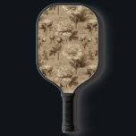 Vintage Botanical Floral Pattern (2) Pickleball Paddle<br><div class="desc">Vintage botanical floral pattern pickleball paddle featuring soft cream and beige flowers with detailed stems,  leaves,  and delicate script accents on an aged neutral background. Elegant and timeless with a rustic floral aesthetic,  this seamless design is ideal for cottagecore lovers,  garden enthusiasts,  vintage style fans,  and botanical art admirers.</div>