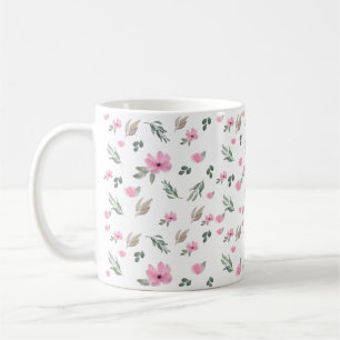 Vintage Botanical Flower Coffee Mug