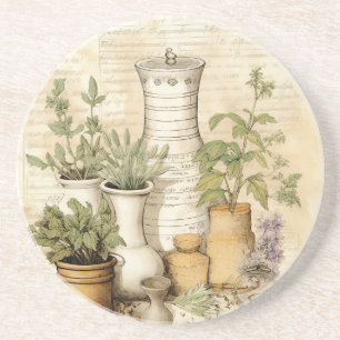 Vintage Botanical Garden Coaster