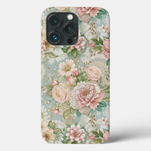 Vintage Botanical, Girly  iPhone 13 Pro Case