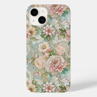 Vintage Botanical, Girly  Case-Mate iPhone 14 Case