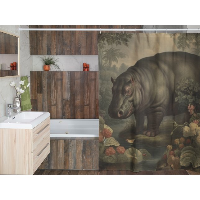 Vintage Botanical Hippo  (Creator Uploaded)