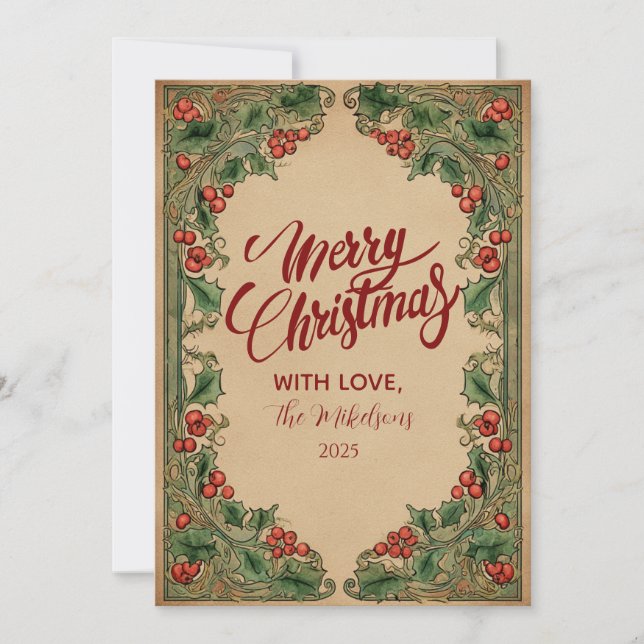 Vintage Botanical Holiday (Front)